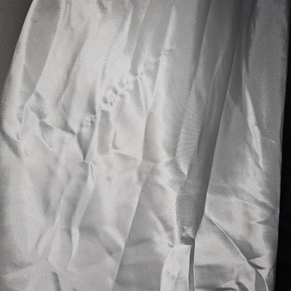 California Dynasty Vintage Ivory Satin Lace Pearl Nightgown Chemise - Picture 4 of 6